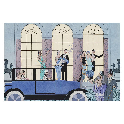 Fotó poszter tapéta Az 1920-as évek elegáns alakjai.