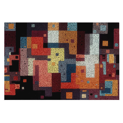 Modern fotótapéta méretre Színes formák geometrikus szövése
