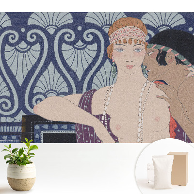 Vlies fotótapéta hálószobába Luxus Art Deco pár