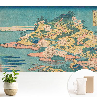 Fotótapéta hálószobába Egy japán sziget hagyományos látképe