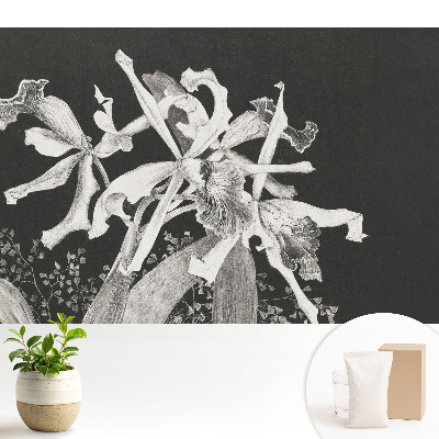 Poszter tapéta falra Elegáns sötét orchidea
