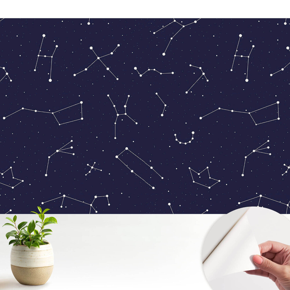 Öntapadós tapéta falra Távoli galaxisok térképe