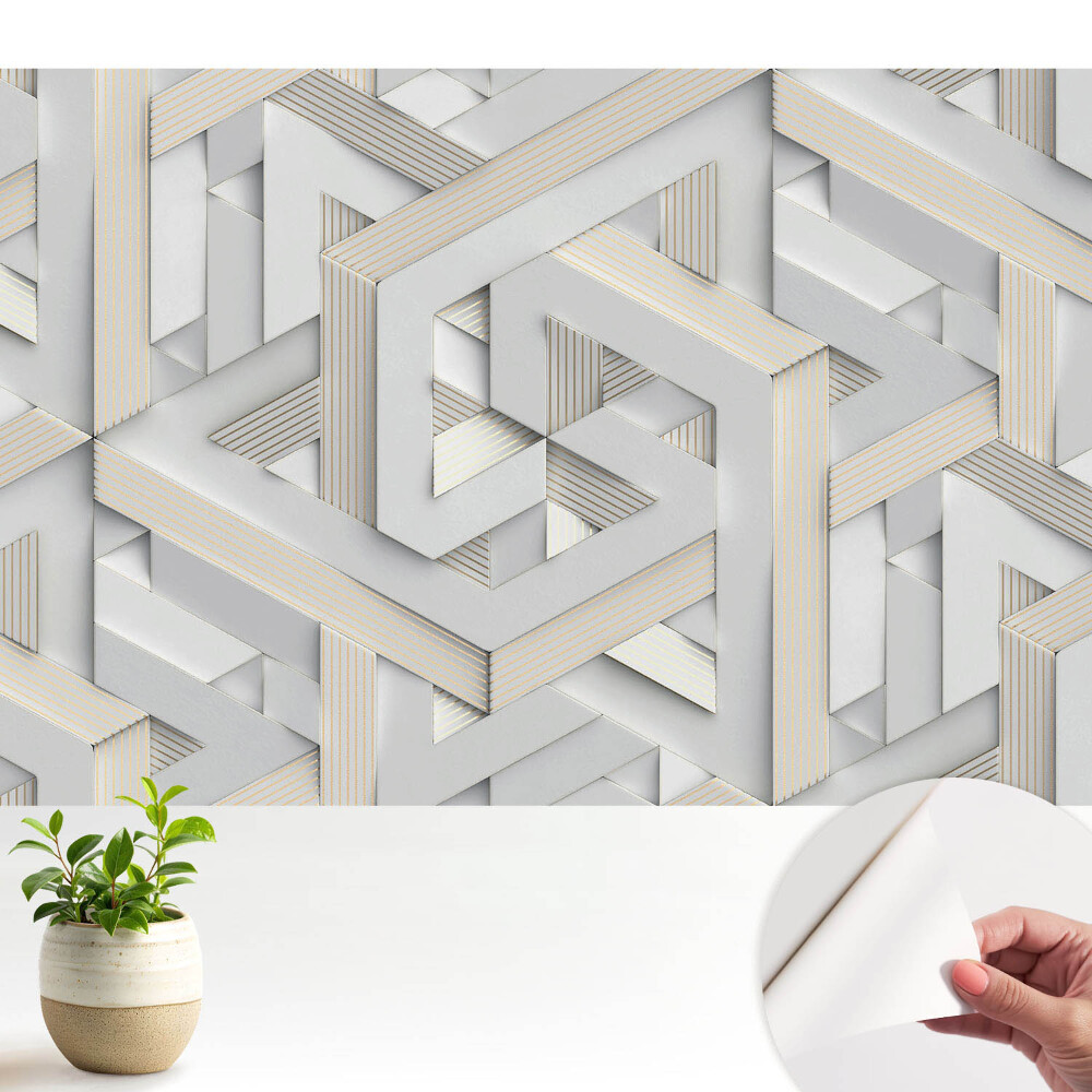 Fotótapéta fiúknak A geometria háromdimenziós illúziója