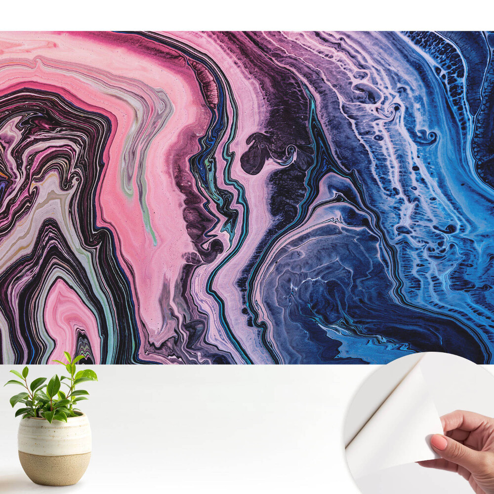 Öntapadós fotótapéta hálószobába energikus színkavalkádok