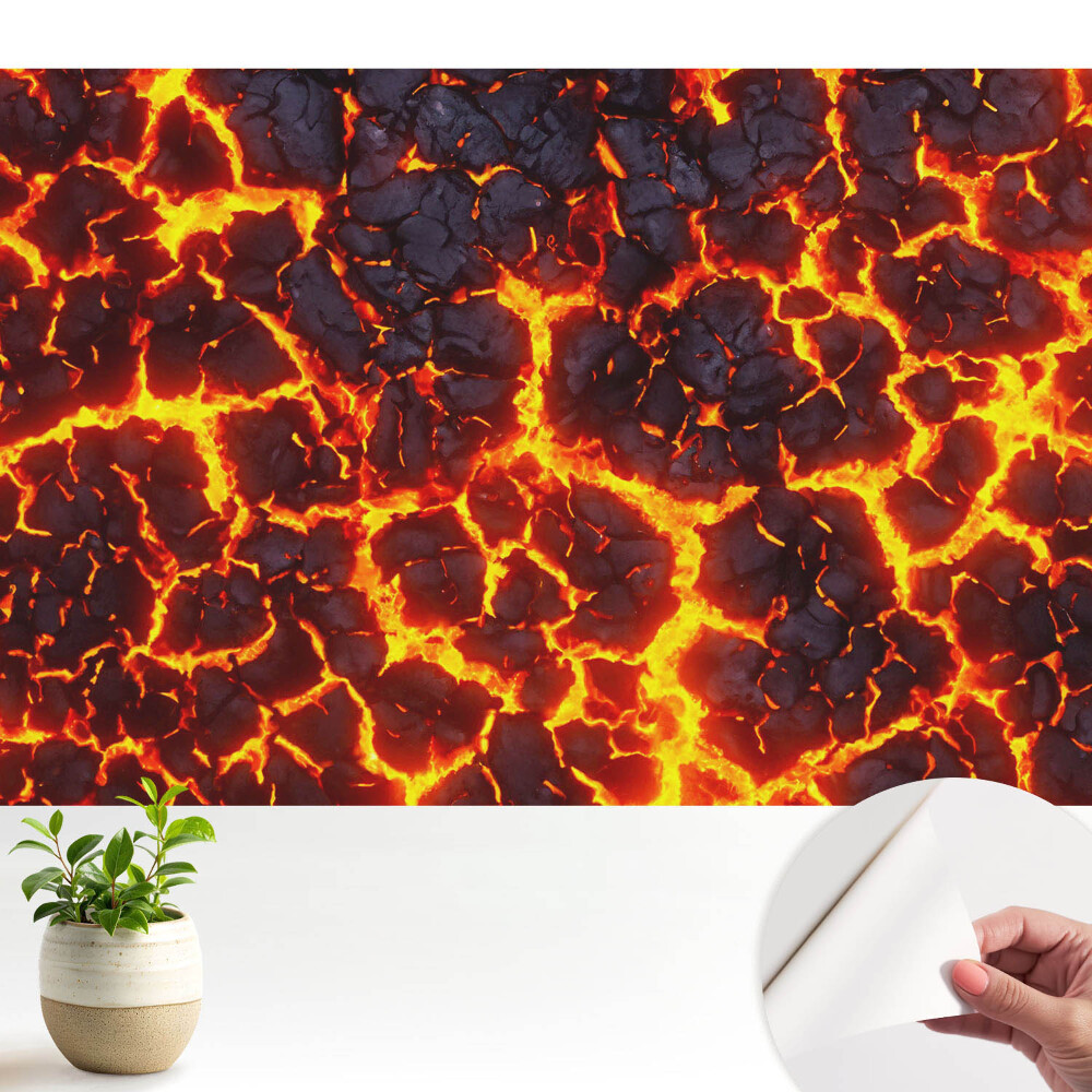 Különleges fotótapéta energikus láva mintával