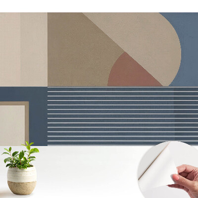 Öntapadós fotótapéta nappaliba Elegáns geometrikus minimalizmus