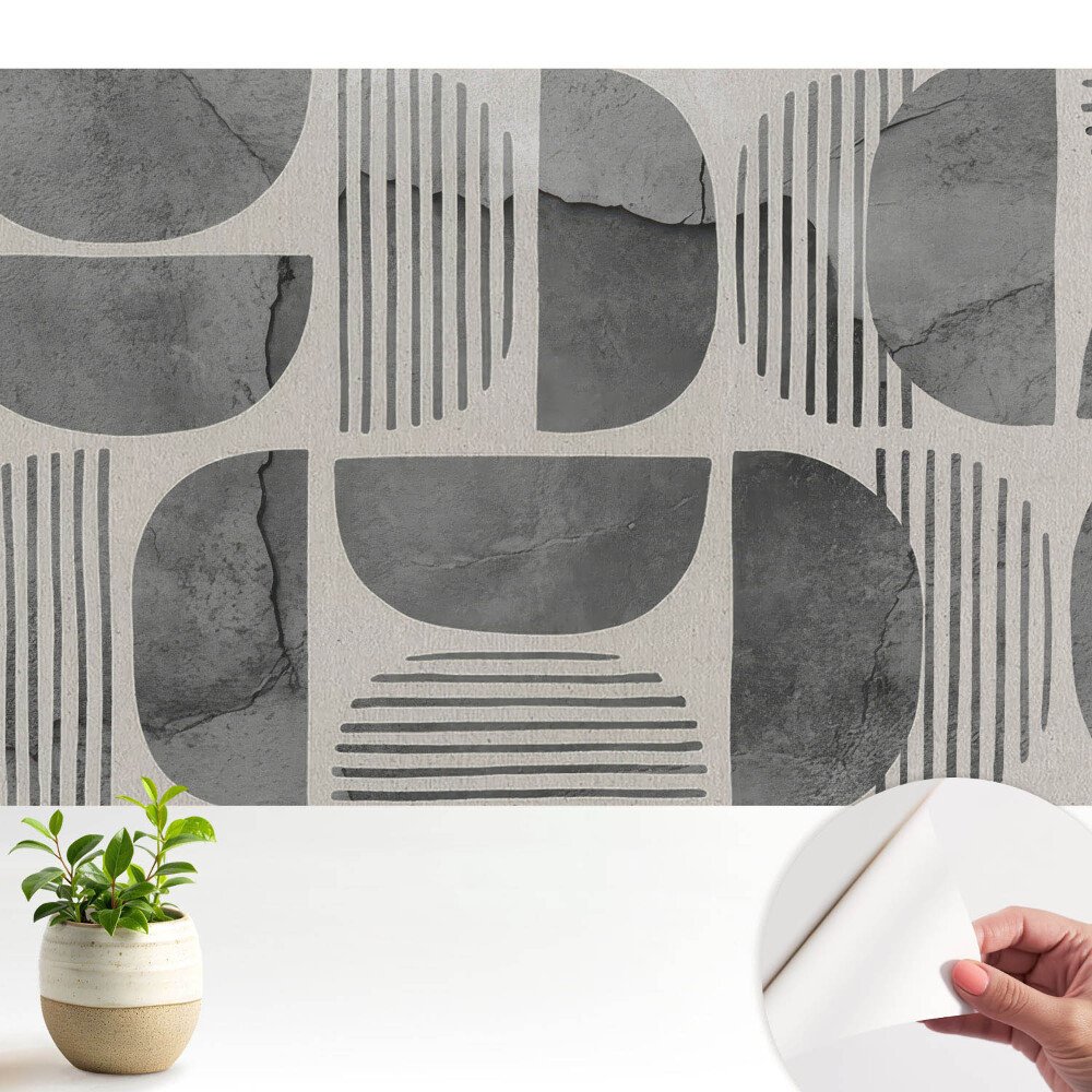 Hálószoba fotótapéta A modern geometriai formák minimalizmusa