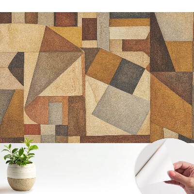 Fotótapéta lányoknak A modern geometria meleg színei