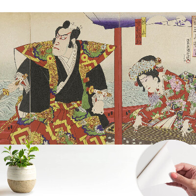 Öntapadós fotótapéta falra a japán hagyományok pompája