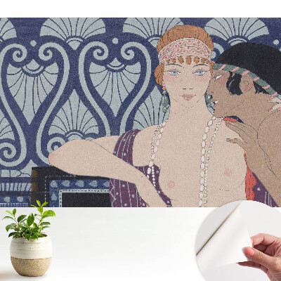 Öntapadós fotótapéta hálószobába Luxus Art Deco pár