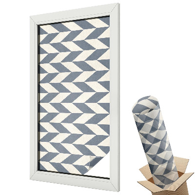 Dekoratív üvegfólia ablakra Modern geometriai vonalak