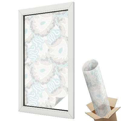 Ablakfólia ólomüveg hatással Pasztell tollak bohém stílusban