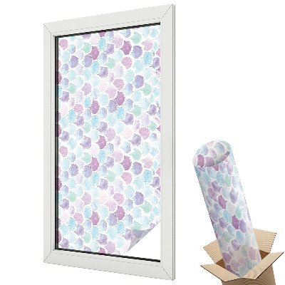 Üvegfólia ablakra Színes akvarell pöttyök pasztellben