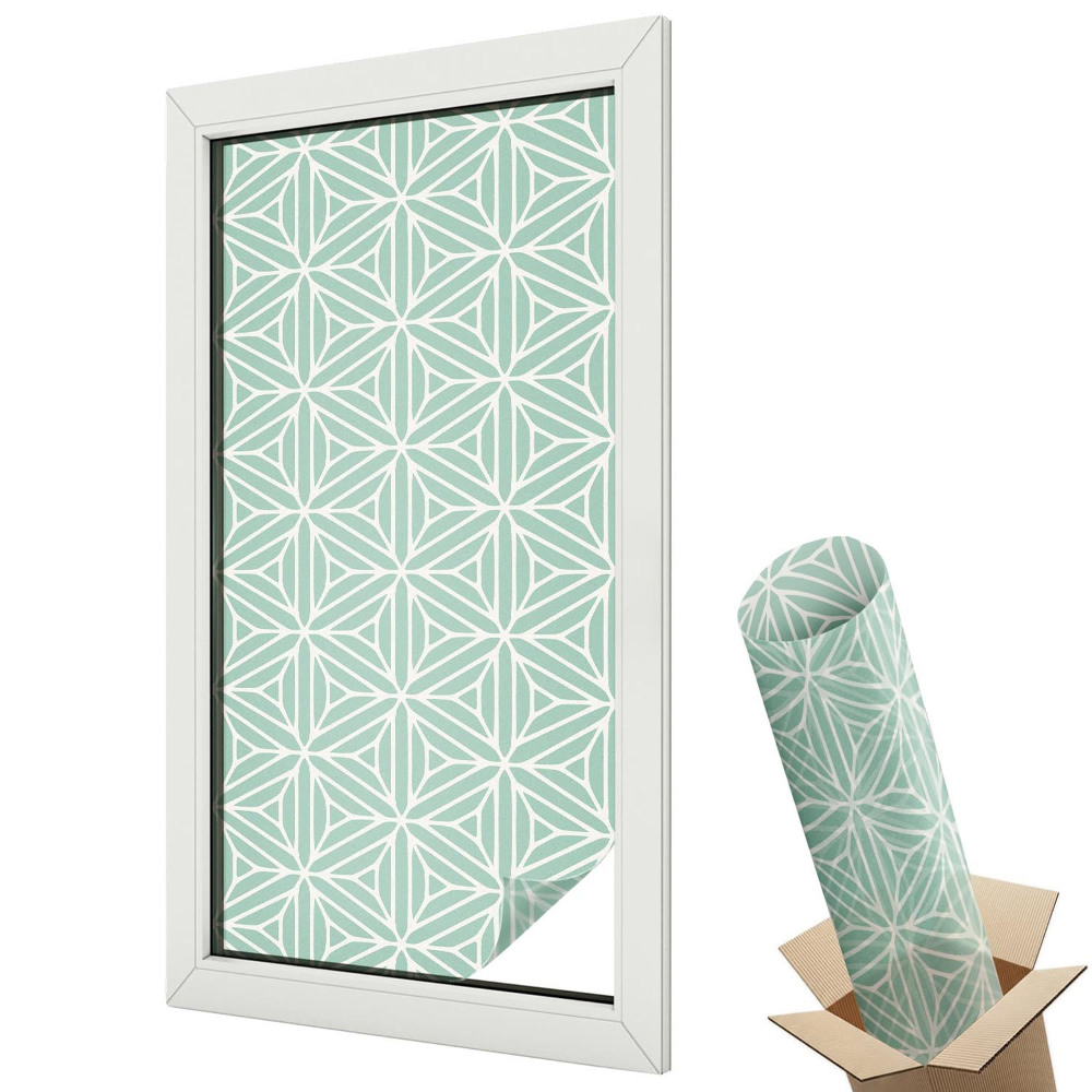 Dekoratív üvegfólia ablakra Geometriai alakzatok modern stílusban