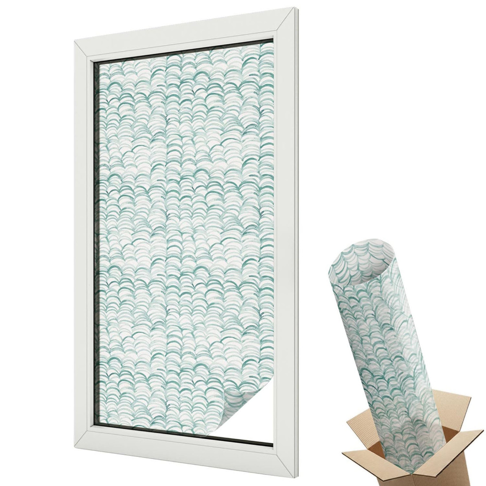 Üvegfólia ablakra Íves minták minimalizmus béke