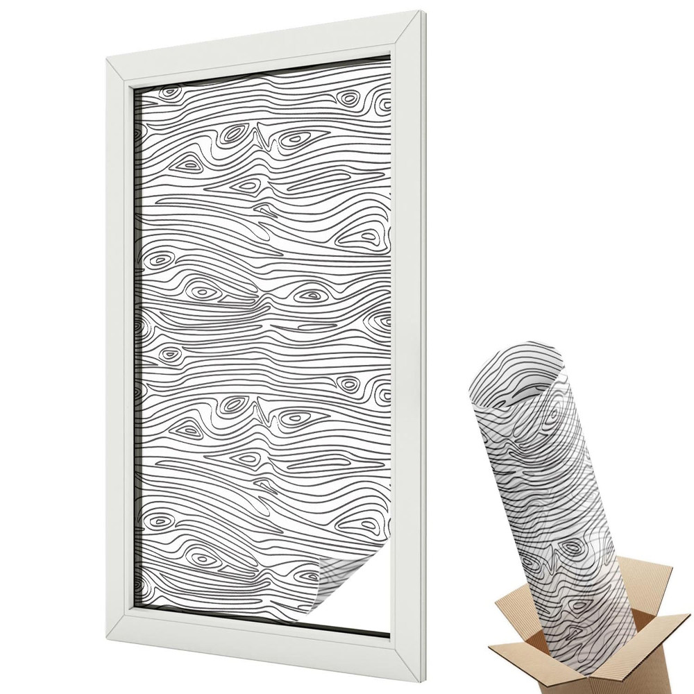 Ablakfólia tejüveg A fa modern egyszerűsége