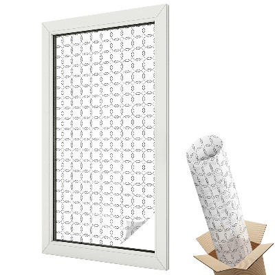 Üvegfólia ablakra Geometrikus háló elegáns kompozíció