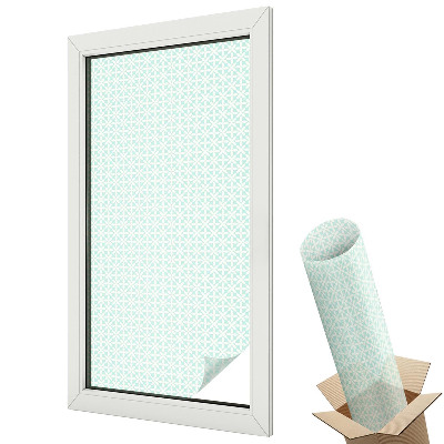 Ablakfólia tejüveg Virágmintás szimmetria frissesség