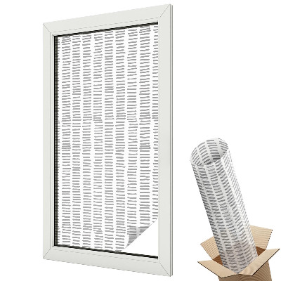 Dekoratív üvegfólia ablakra Szürke vonalak minimalista minta