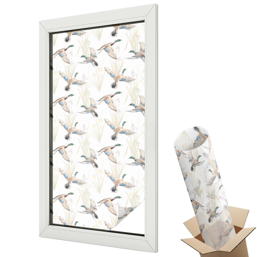 Ablakfólia ólomüveg hatással Kacsák repülés közben