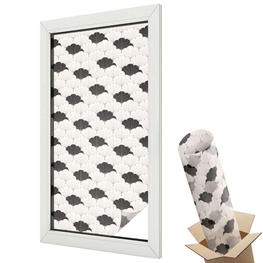 Dekoratív üvegfólia ablakra Kontrasztos elegancia rajongók