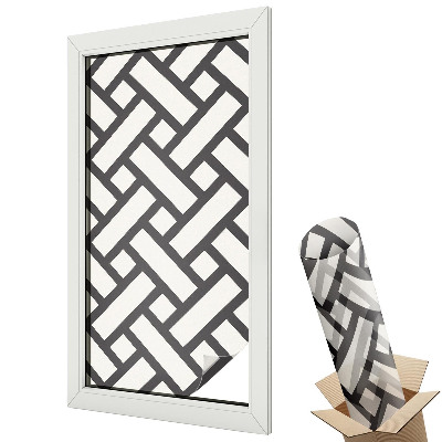 Ablakfólia tejüveg Geometrikus minta elegancia harmónia