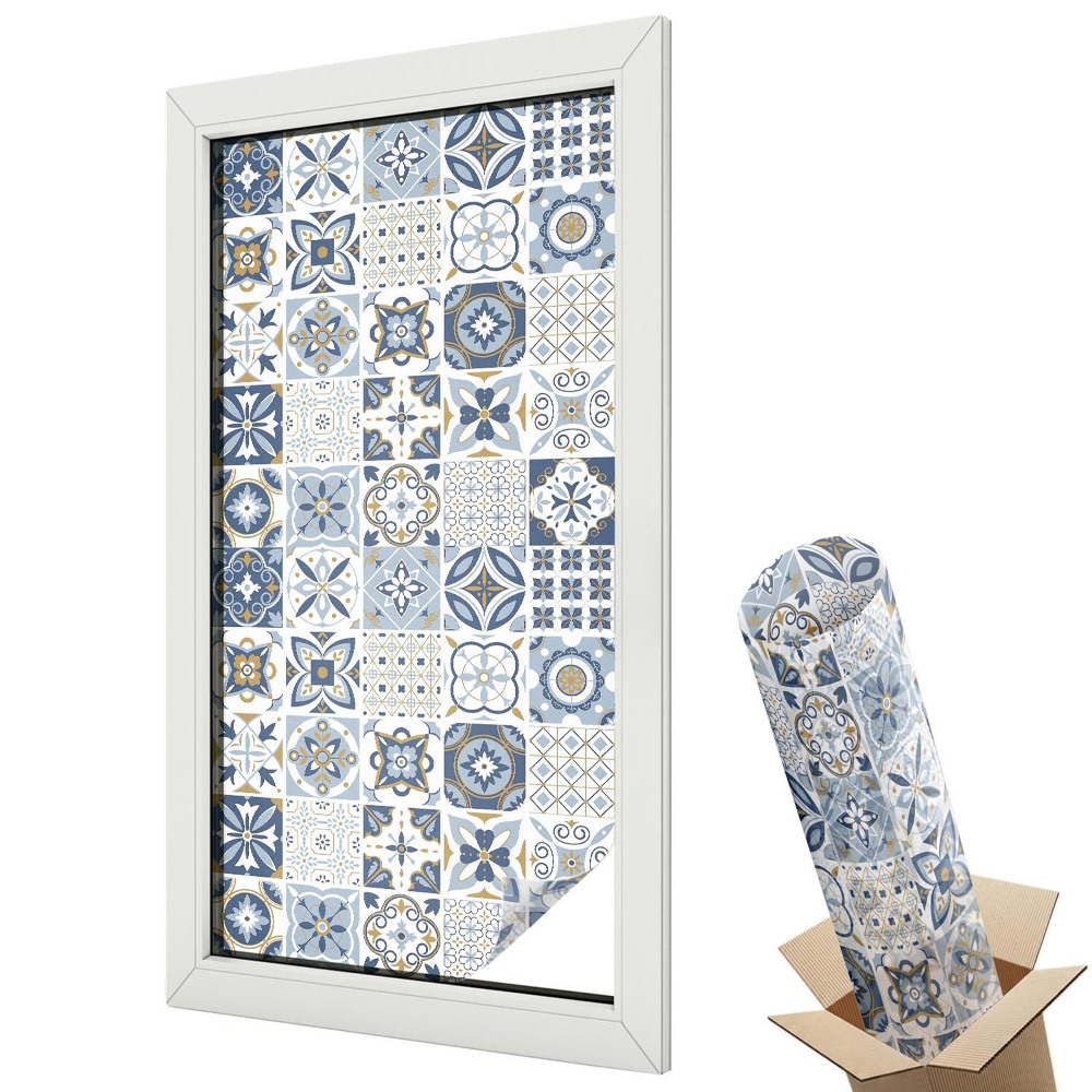 Ablakfólia ólomüveg hatással Klasszikus mozaikminták