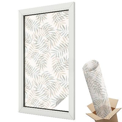 Dekoratív üvegfólia ablakra Harmóniában lévő levelek