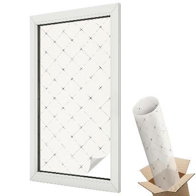 Ablakfólia tejüveg Elegáns rombusz minta