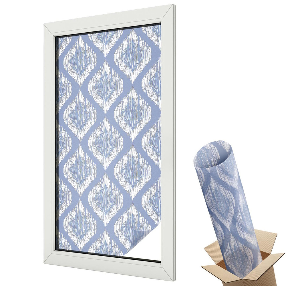 Dekoratív üvegfólia ablakra Geometrikus minta friss hangulattal