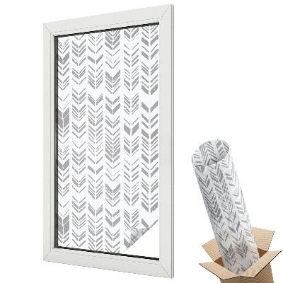 Ablakfólia ólomüveg hatással Modern nyílminta könnyed stílusban