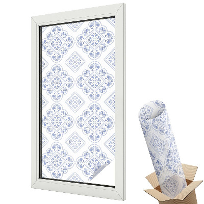 Ablakfólia tejüveg Klasszikus és elegáns geometrikus mintázatban