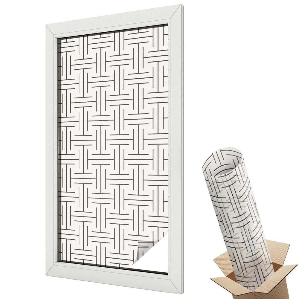 Üvegfólia ablakra Elegáns minimalista fonat