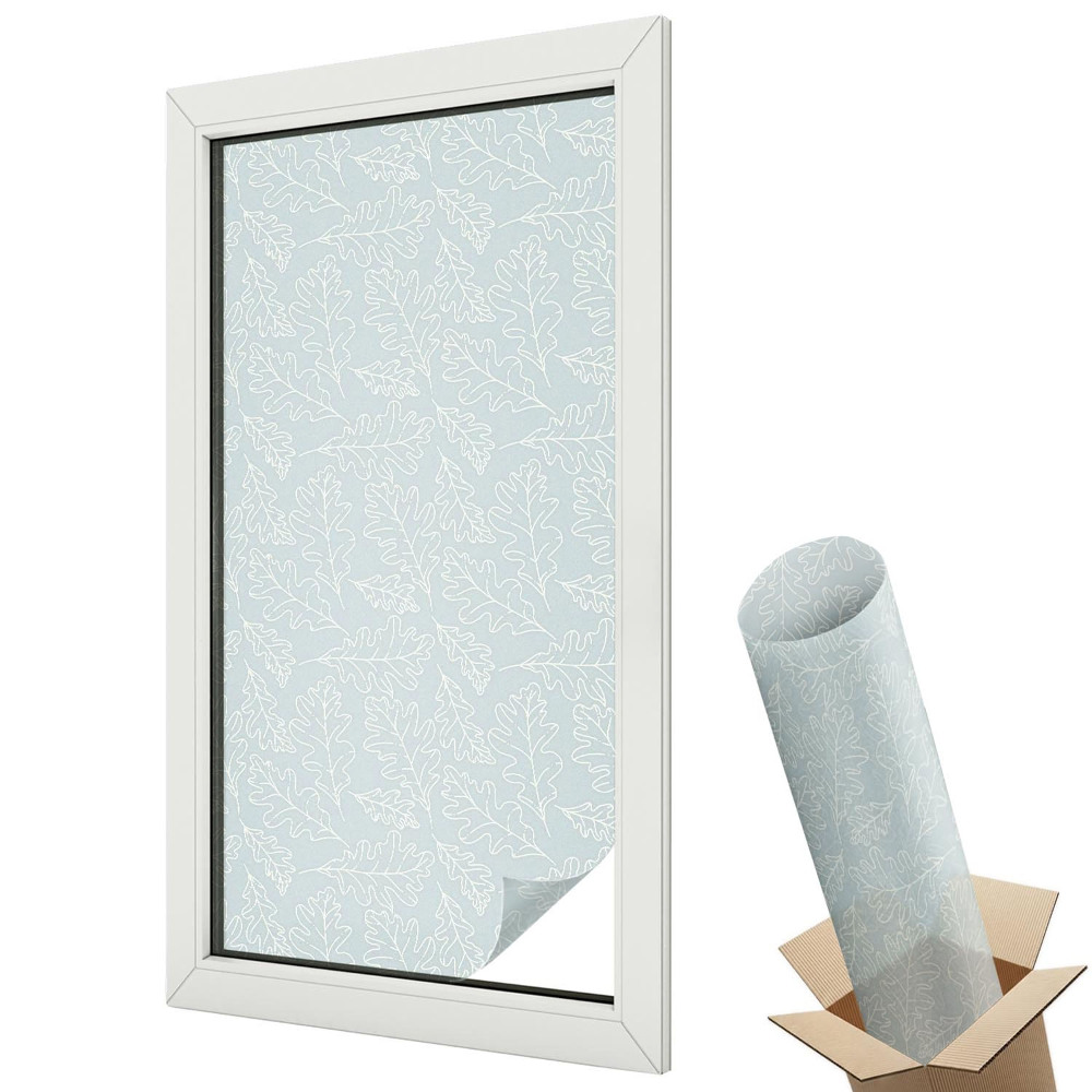 Ablakfólia tejüveg Finom levelek pasztell háttér