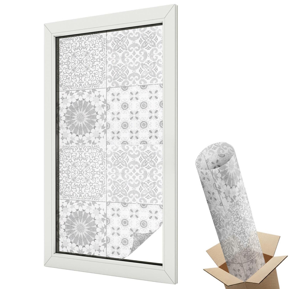 Ablakfólia ólomüveg hatással Klassz geometrikus minták