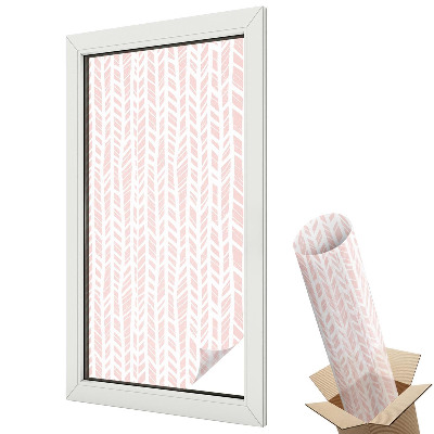 Üvegfólia ablakra Finom geometrikus halszálkaminta