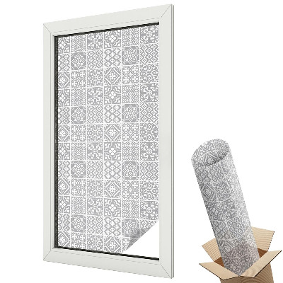 Ablakfólia ólomüveg hatással Klasszikus csempe minták