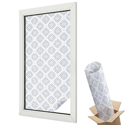 Ablakfólia tejüveg Klasszikus rozetta minták szimmetrikus kompozíció