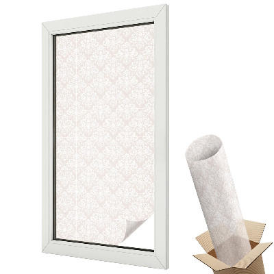 Ablakfólia tejüveg Klasszikus növényi minta, harmonikus kompozíció