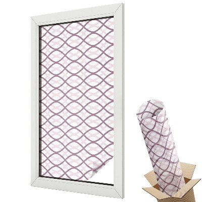 Ablakfólia ólomüveg hatással A szimmetrikus vonalak geometrikus eleganciája