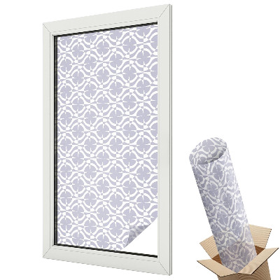 Ablakfólia tejüveg Geometrikus körök lila minimalizmus