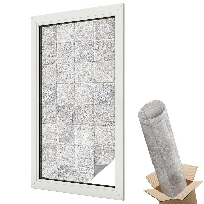 Dekoratív üvegfólia ablakra Klasszikus virágdíszek