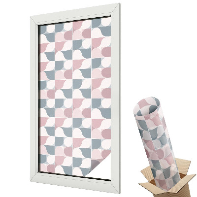 Ablakfólia tejüveg Geometrikus pasztell formák