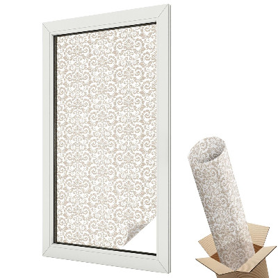 Ablakfólia tejüveg Klasszikus levéldísz