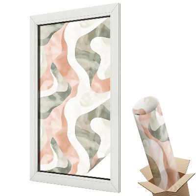 Ablakfólia tejüveg Absztrakt hullámos dísz