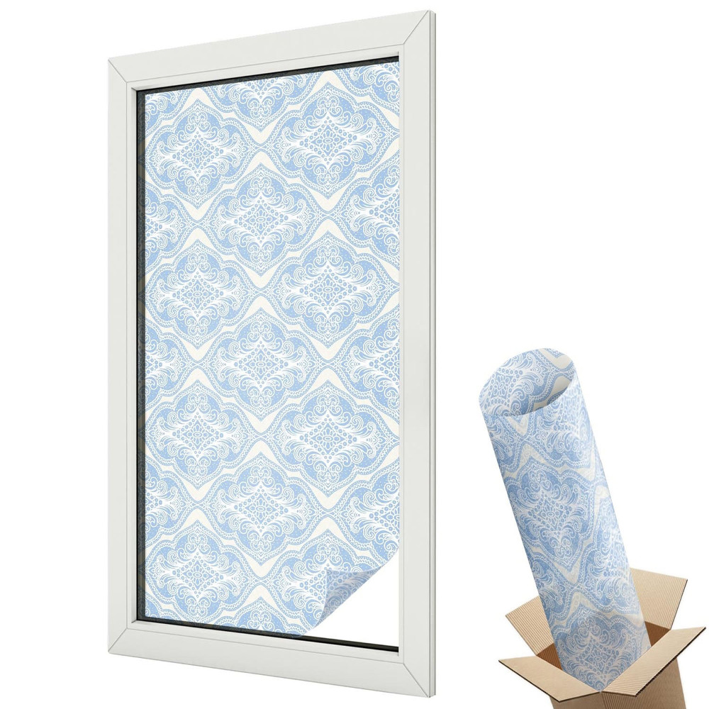 Dekoratív üvegfólia ablakra Díszes motívumok klasszikus minta elegancia