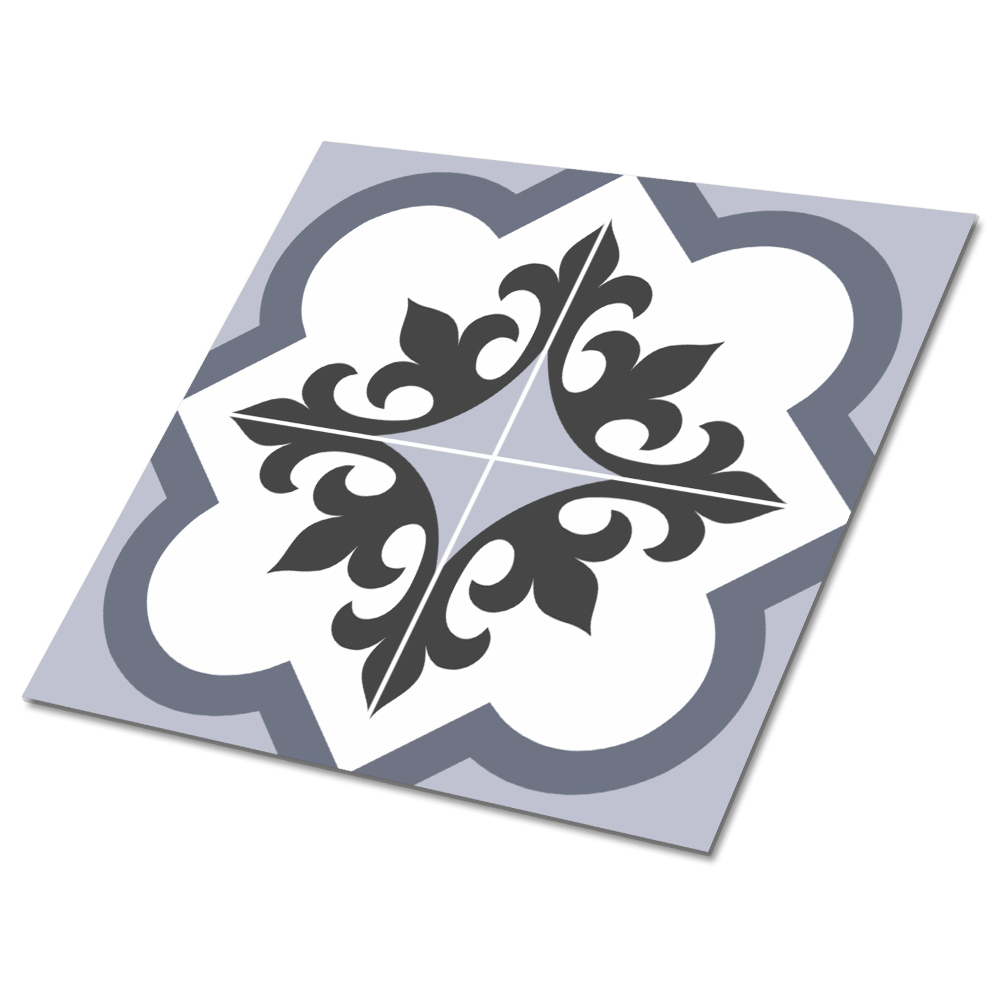 Vinyl csempe falra Vintage virágmotívum