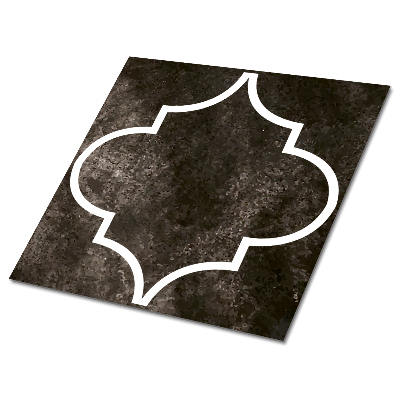 Vinyl padló Marokkói minta sötét háttéren