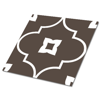 Vinilpadló Marokkói motívum barna árnyalatokban