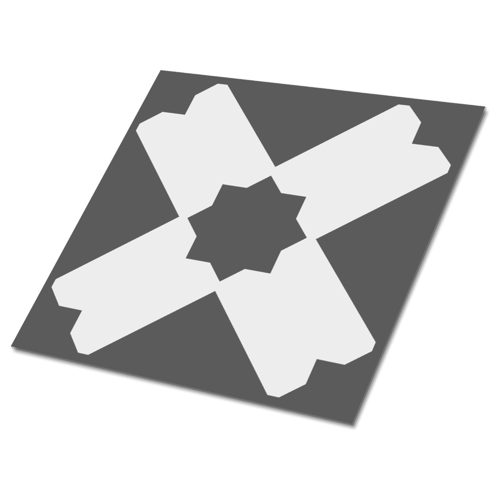 Vinyl csempe falra Geometrikus minta szürke árnyalatokban